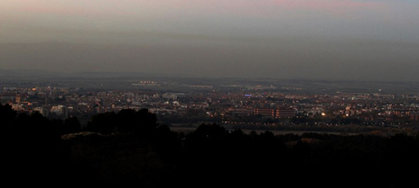 La polución se extiende a más de 30 kilómetros de Madrid