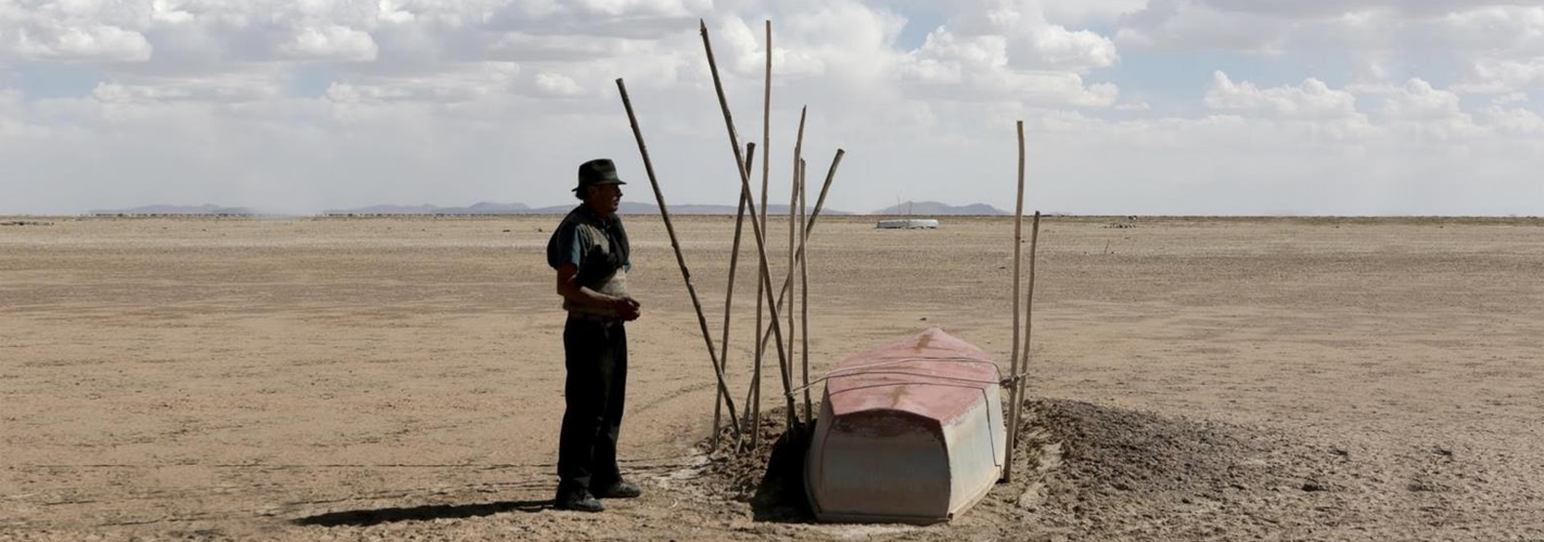 El cambio climático y el hombre convirtieron un desierto en un lago