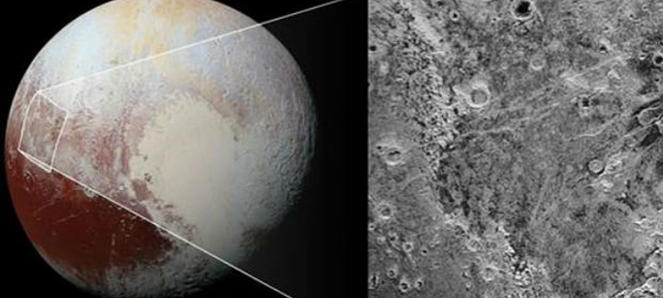 Se descubre una capa de hielo en Plutón