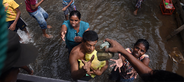 Aumentan a 82 las muertes provocadas por las inundaciones en Sri Lanka