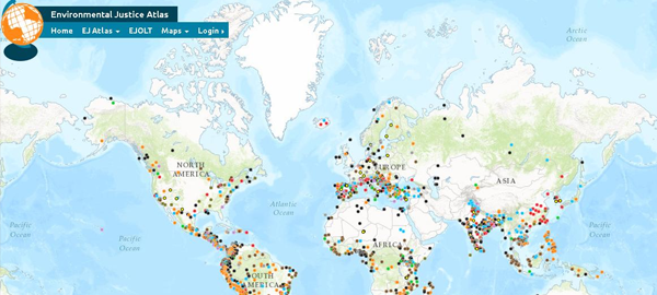 Un atlas muestra los 2.000 conflictos medio ambientales que se viven actualmente en el mundo