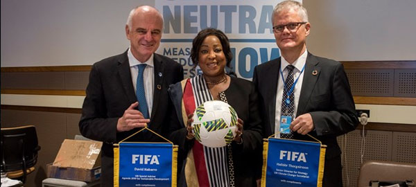 La FIFA se une a la lucha contra el cambio climático