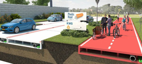 Construirán carreteras en Holanda con plástico recogido del mar