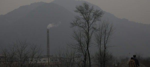 Alerta naranja en Pekín por contaminación