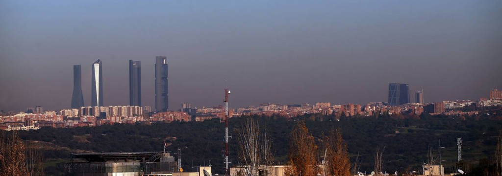 Alta contaminación en Madrid