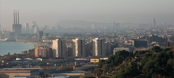 La calidad del aire empeora en Barcelona