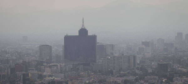La mala calidad del aire se cobra casi 10.000 muertes cada año en México
