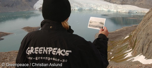 Estas imágenes muestran los terribles efectos del cambio climático en los glaciares árticos