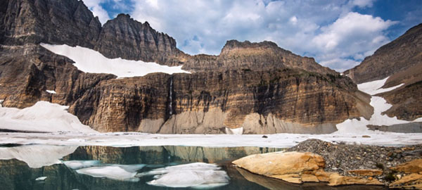 Los glaciares del Parque Nacional de los Glaciares de Estados Unidos se están derritiendo