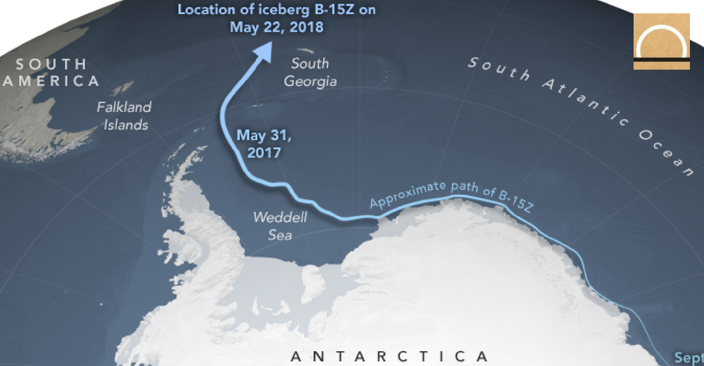 El mayor iceberg de la Antártida está a punto de desaparecer