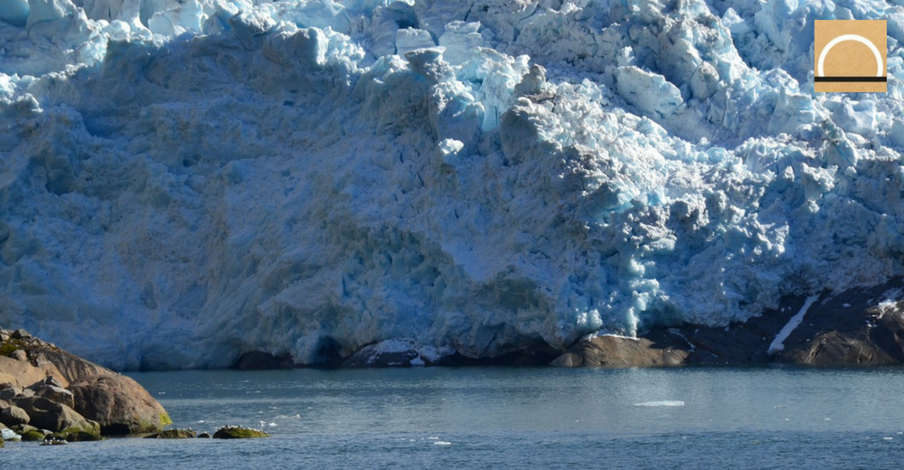 Registraron la rotura de un glaciar en Groenlandia