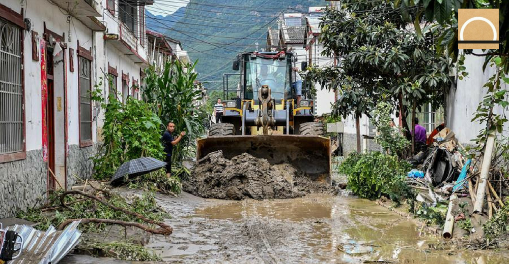 Dos millones de afectados por las inundaciones en China